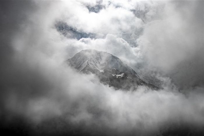 Mountains on the Tour du Mont Blanc